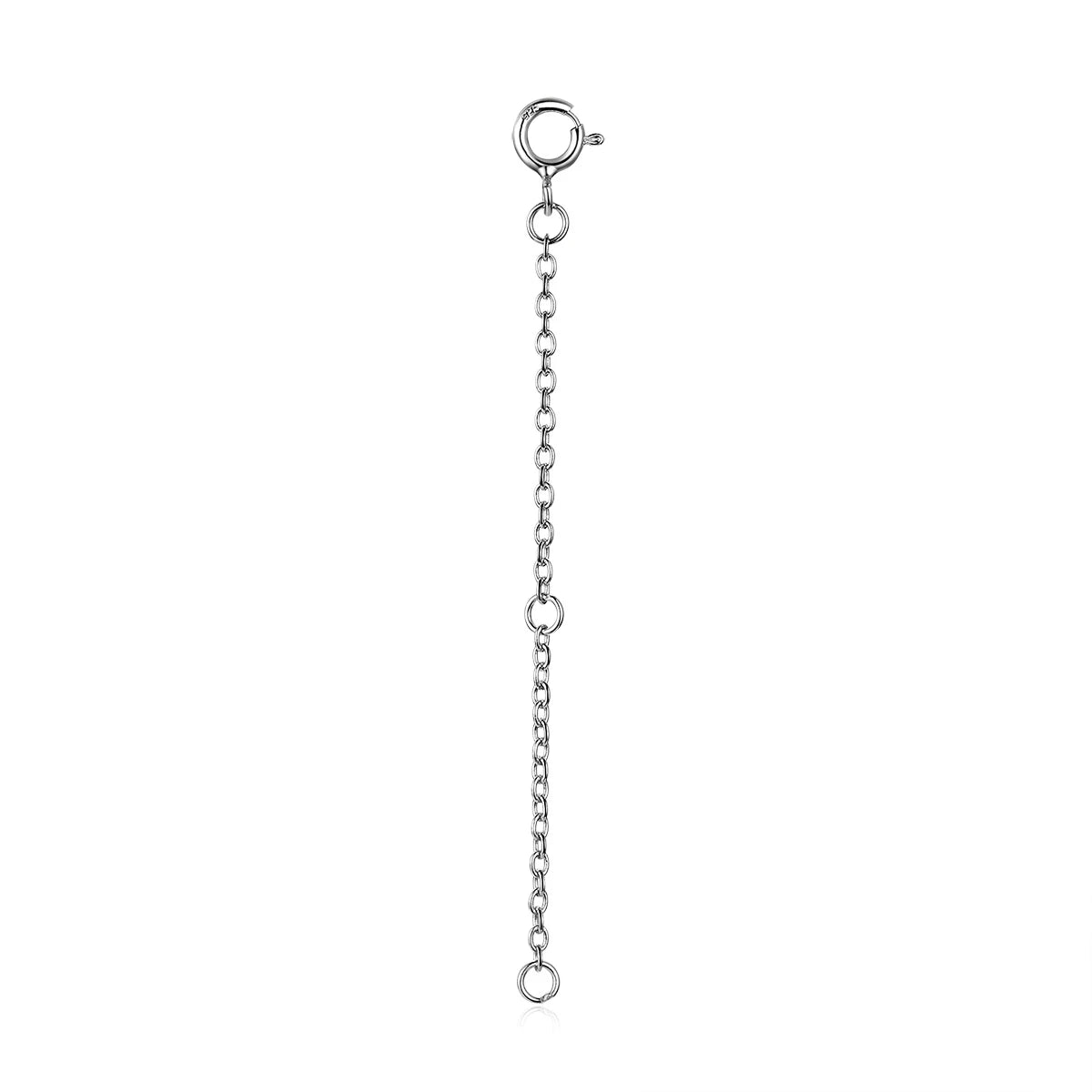 BAMOER 14K Gold Plated Silver Necklace Extension Chain
