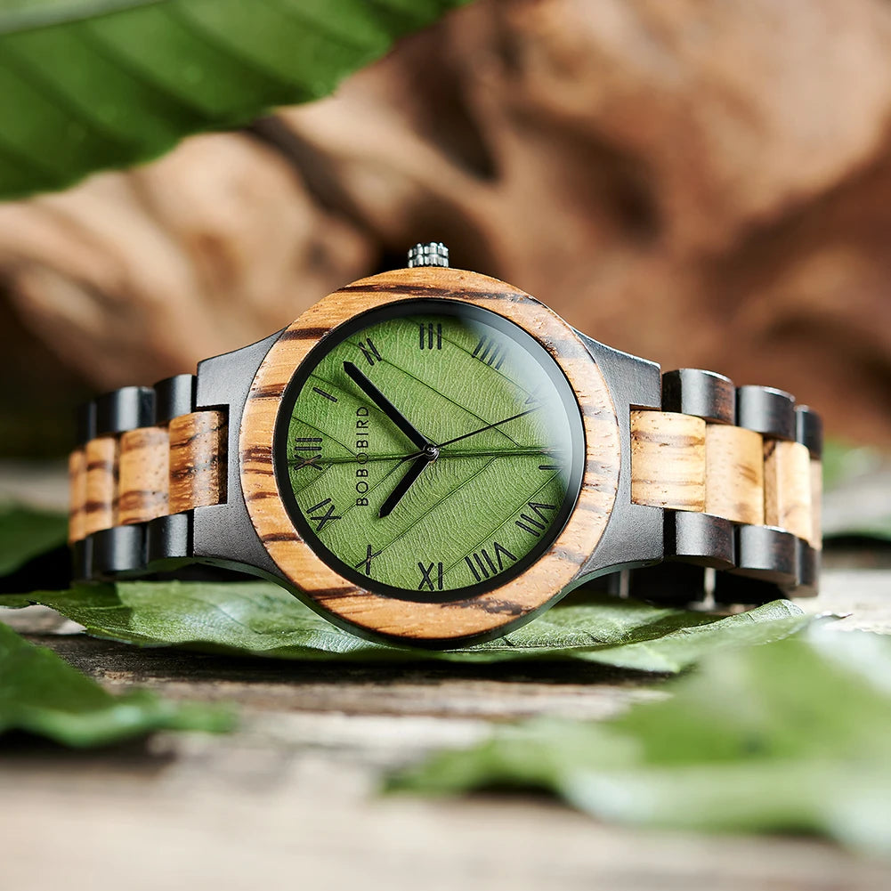 Men’s Watch BOBO BIRD Premium Handmade Wooden