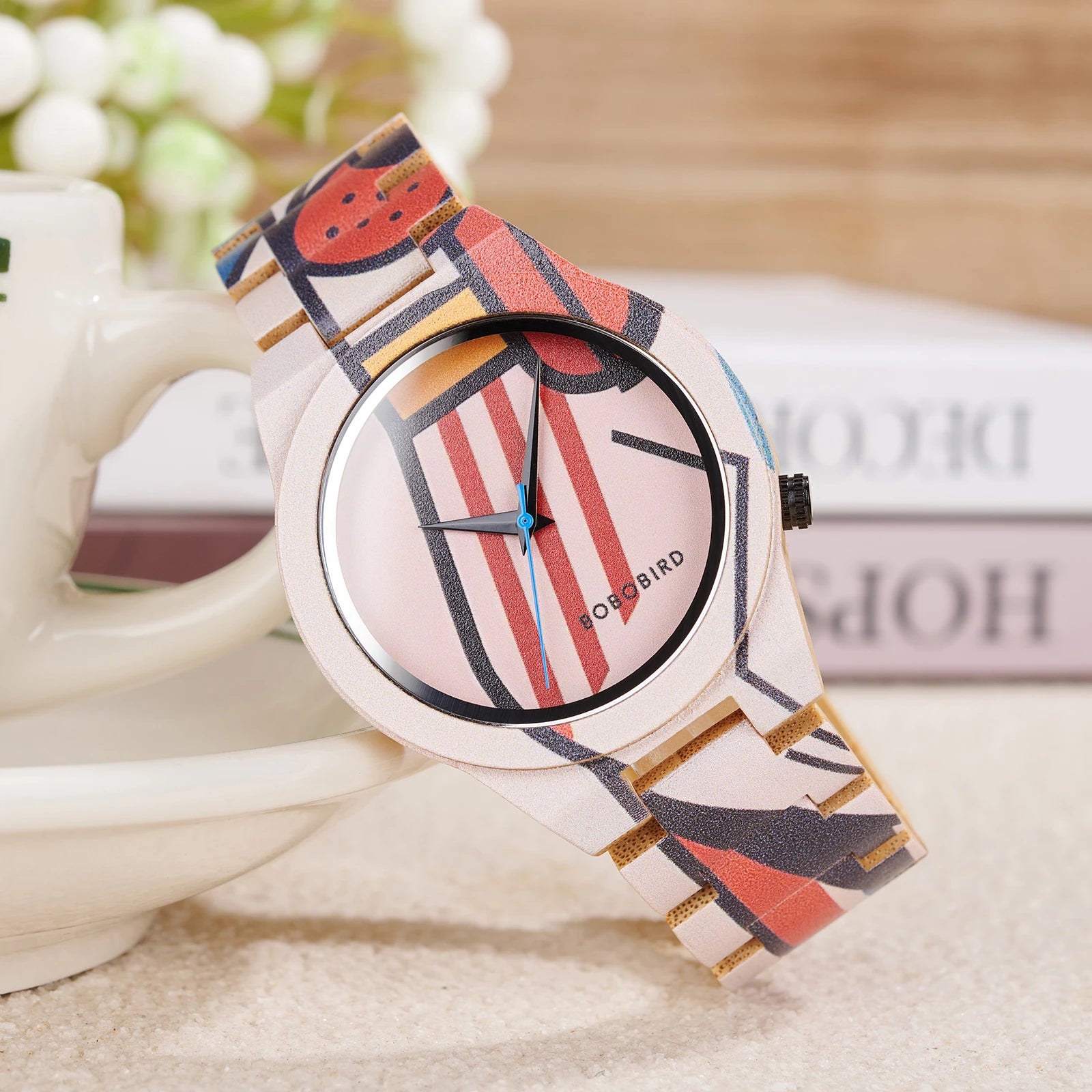 BOBOBIRD Men’s Artistic Wooden Quartz Watch – 2025 New Design