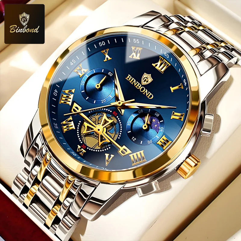 BINBOND B780 Men’s Luxury Quartz Watch