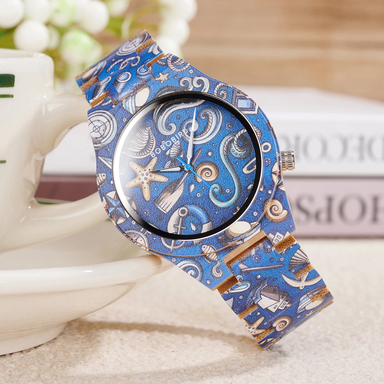 BOBOBIRD Men’s Artistic Wooden Quartz Watch – 2025 New Design