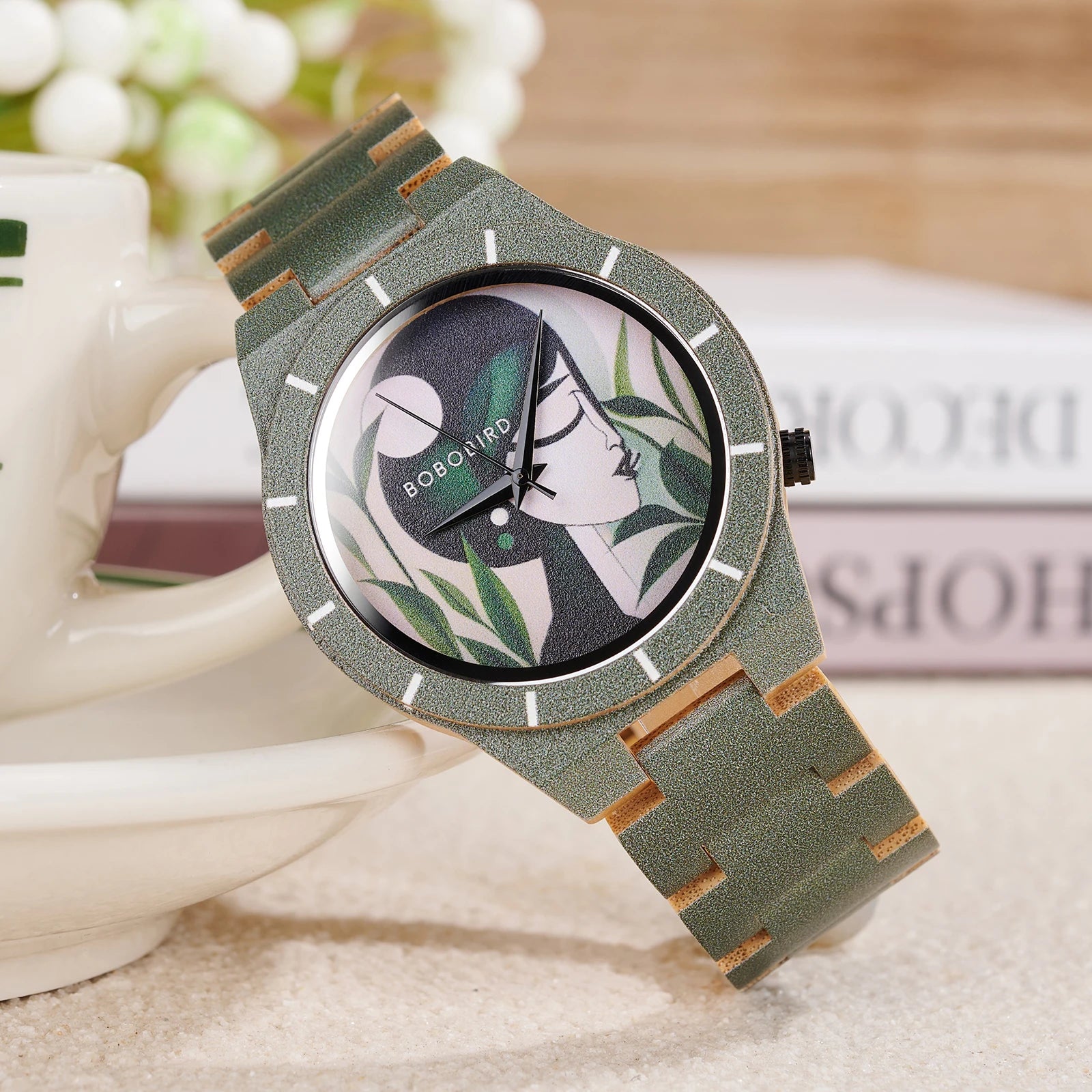 BOBOBIRD Men’s Artistic Wooden Quartz Watch – 2025 New Design