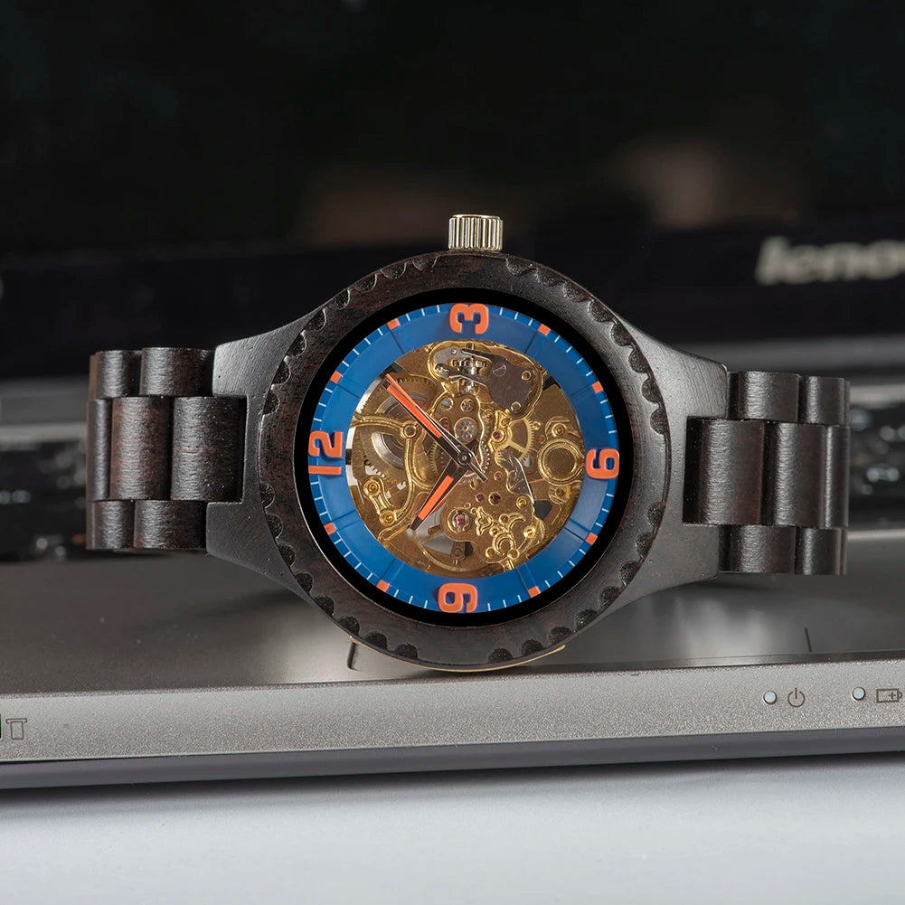 Men’s Watch BOBOBIRD Luxury Wooden Mechanical