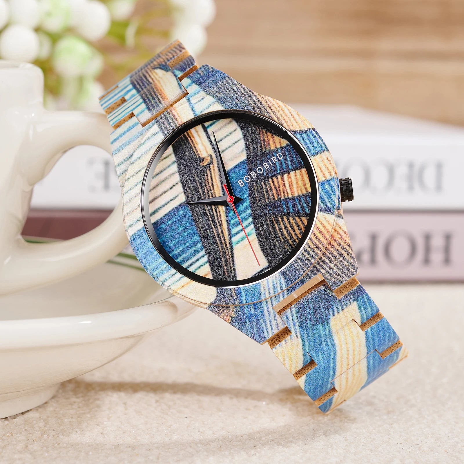 BOBOBIRD Men’s Artistic Wooden Quartz Watch – 2025 New Design