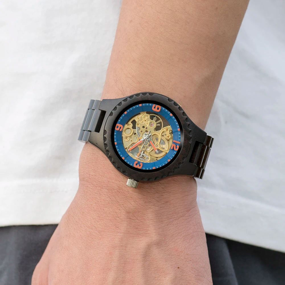 Men’s Watch BOBOBIRD Luxury Wooden Mechanical