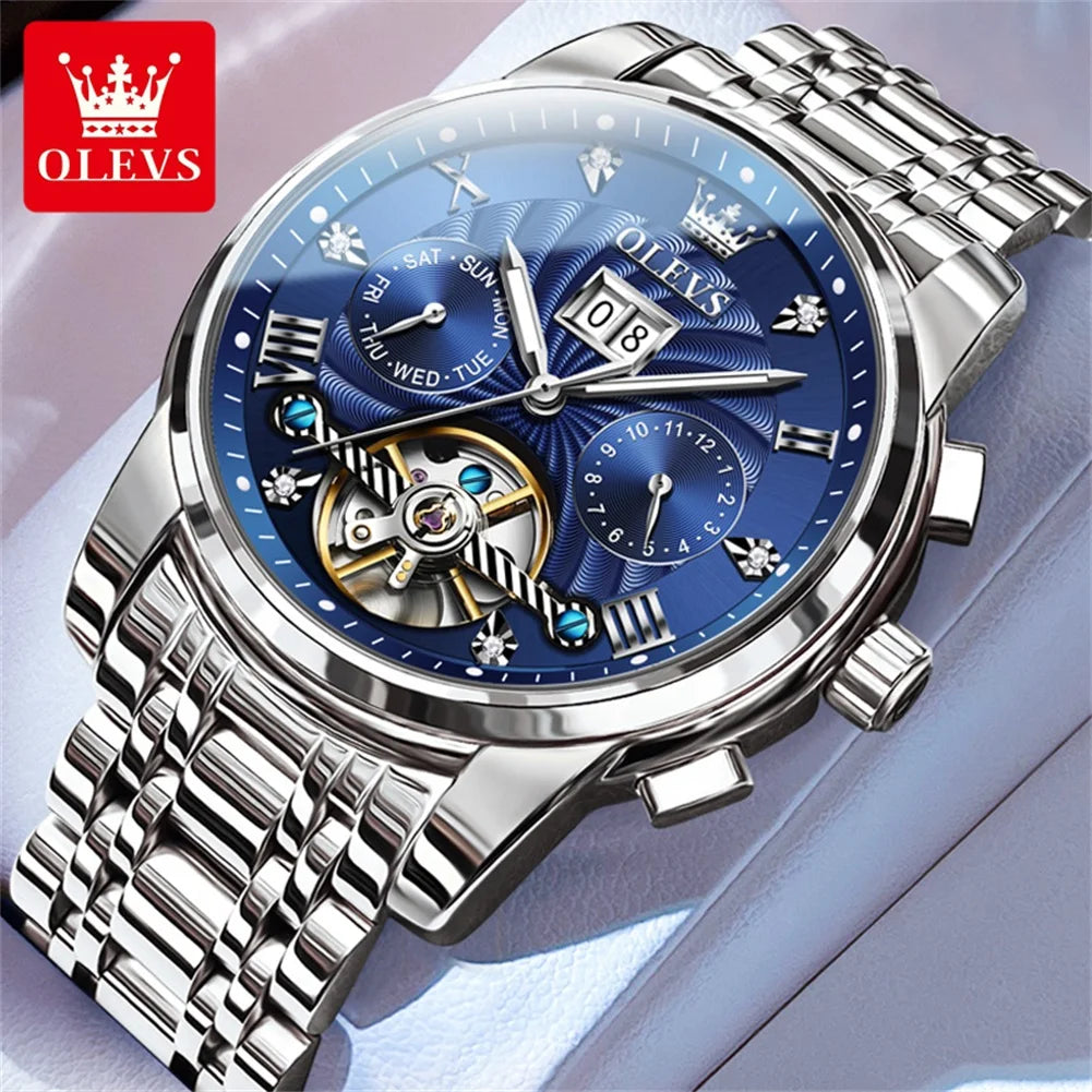 OLEVS Men’s Tourbillon Automatic Watch
