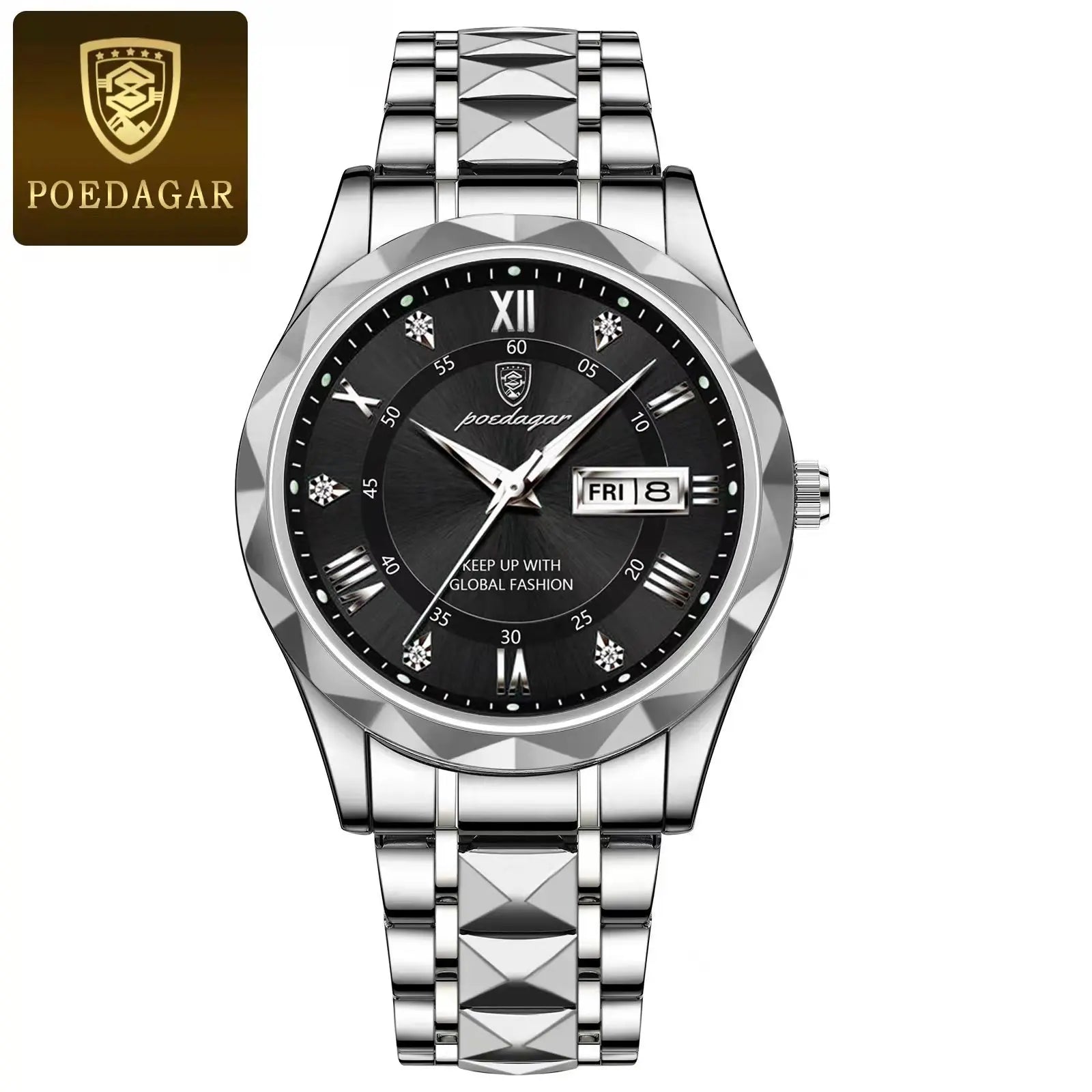 POEDAGAR Men’s Luxury Quartz Watch