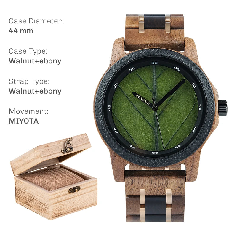 Men’s Watch BOBO BIRD Premium Handmade Wooden