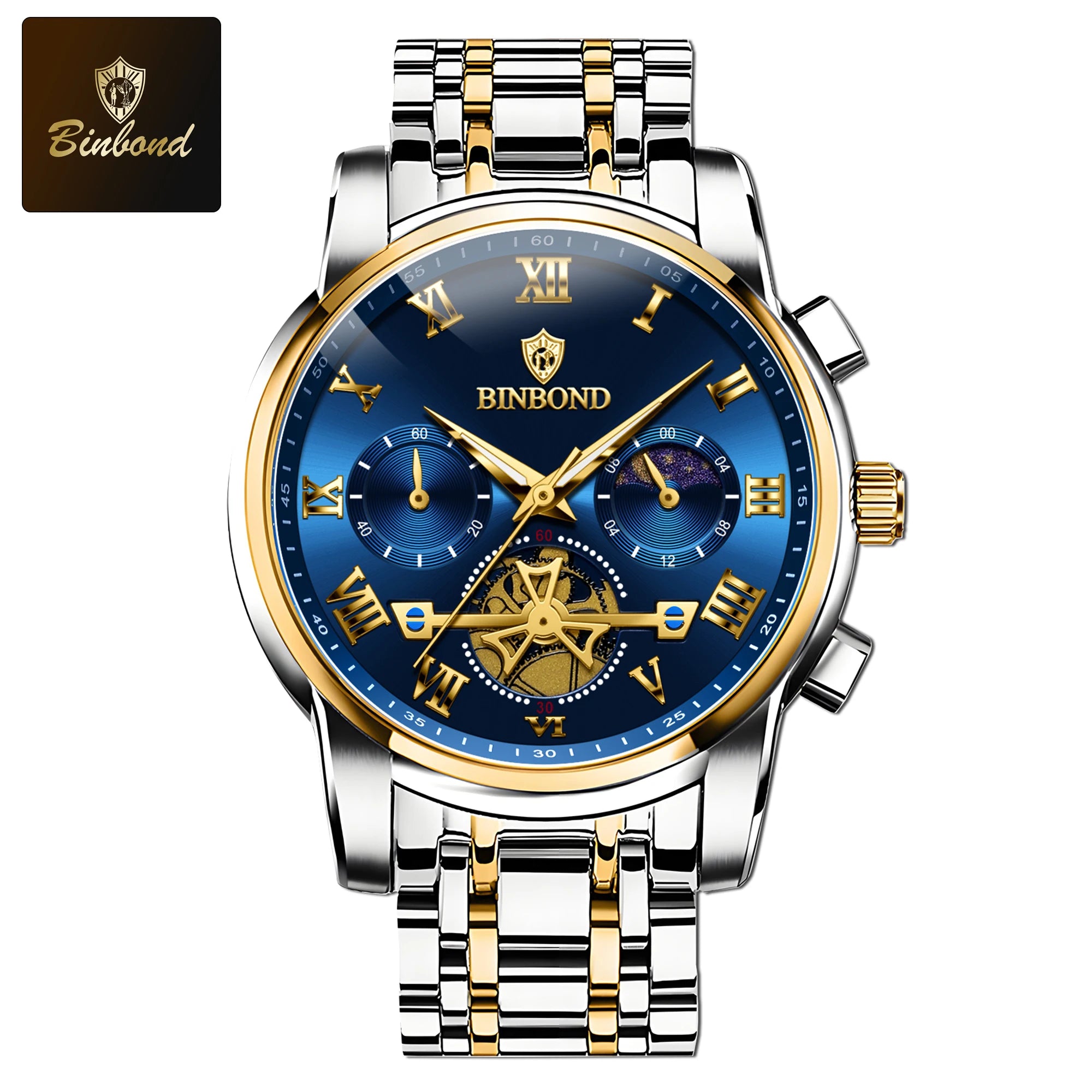 BINBOND B780 Men’s Luxury Quartz Watch