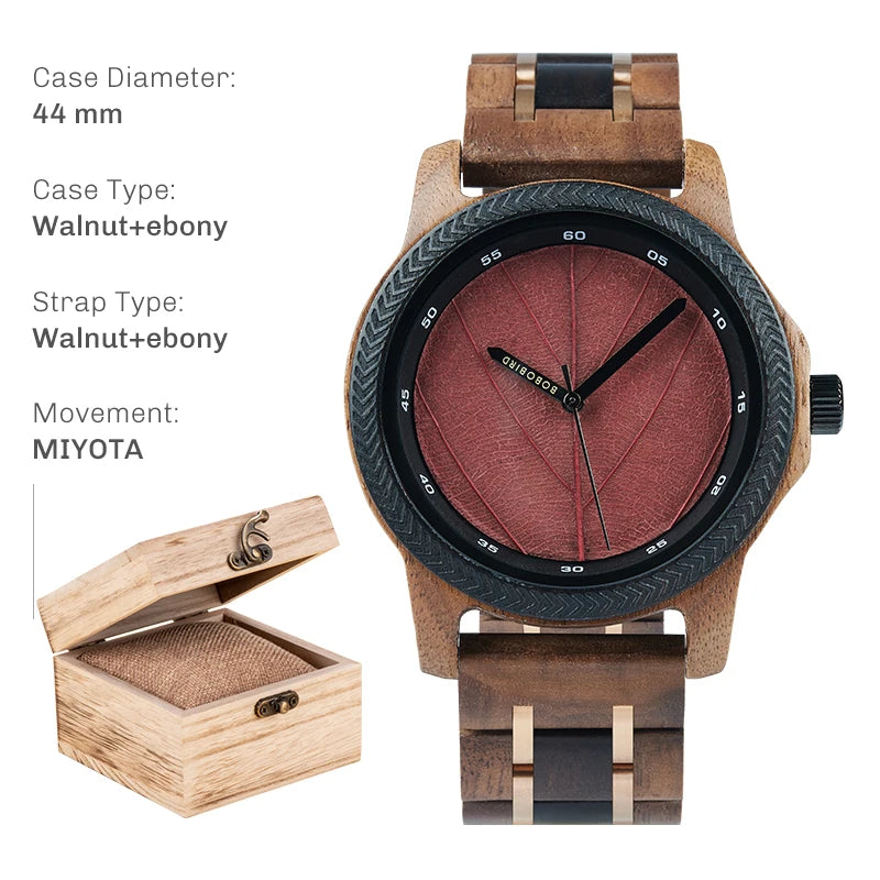 Men’s Watch BOBO BIRD Premium Handmade Wooden