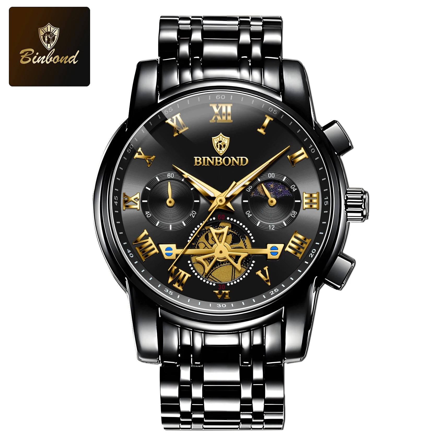BINBOND B780 Men’s Luxury Quartz Watch