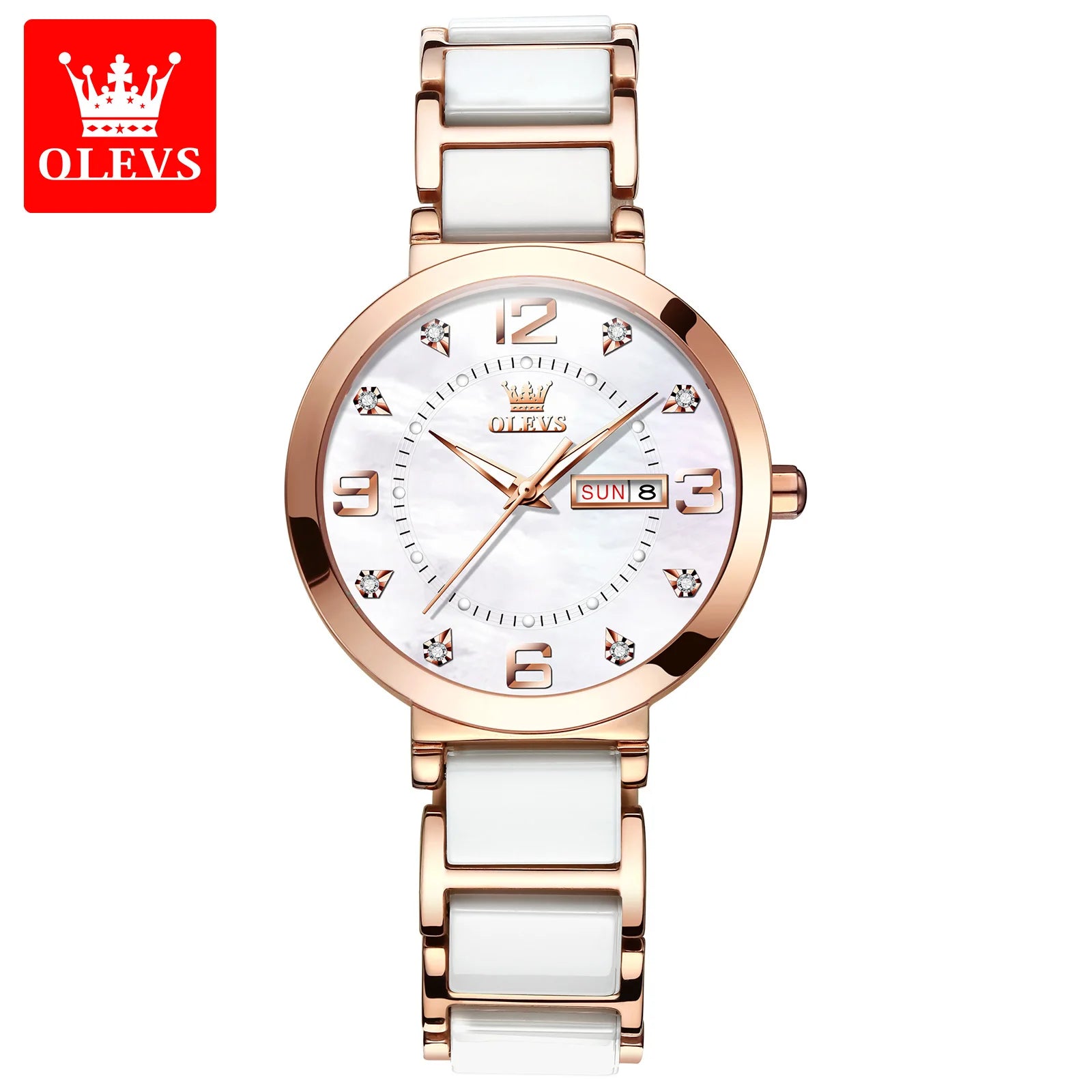 OLEVS Luxury Women’s Quartz Bracelet Watch – Elegant & Waterproof
