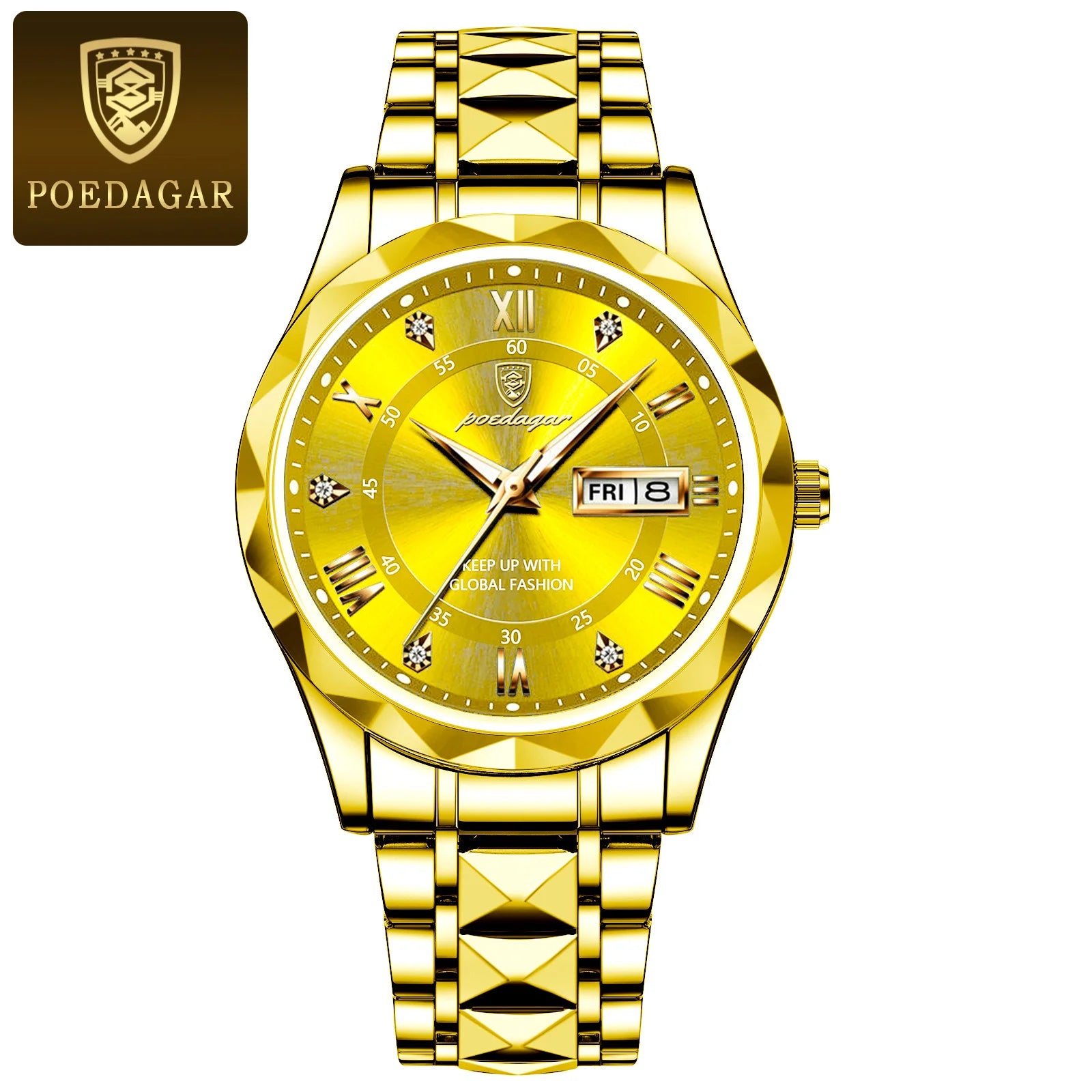 POEDAGAR Men’s Luxury Quartz Watch