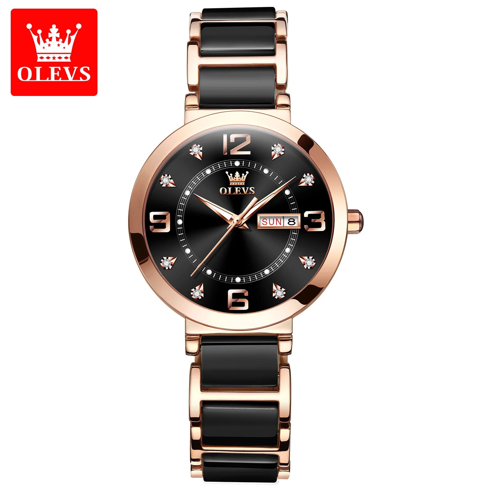 OLEVS Luxury Women’s Quartz Bracelet Watch – Elegant & Waterproof