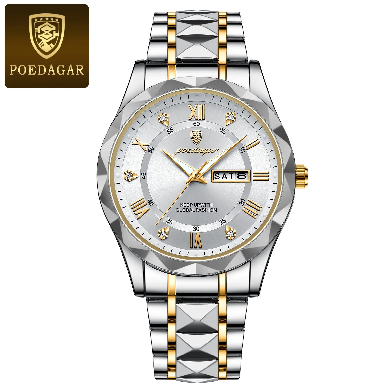 POEDAGAR Men’s Luxury Quartz Watch