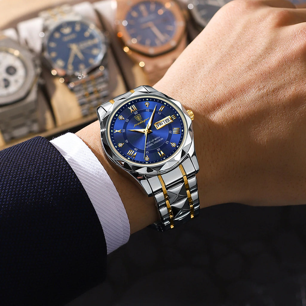 POEDAGAR Men’s Luxury Quartz Watch