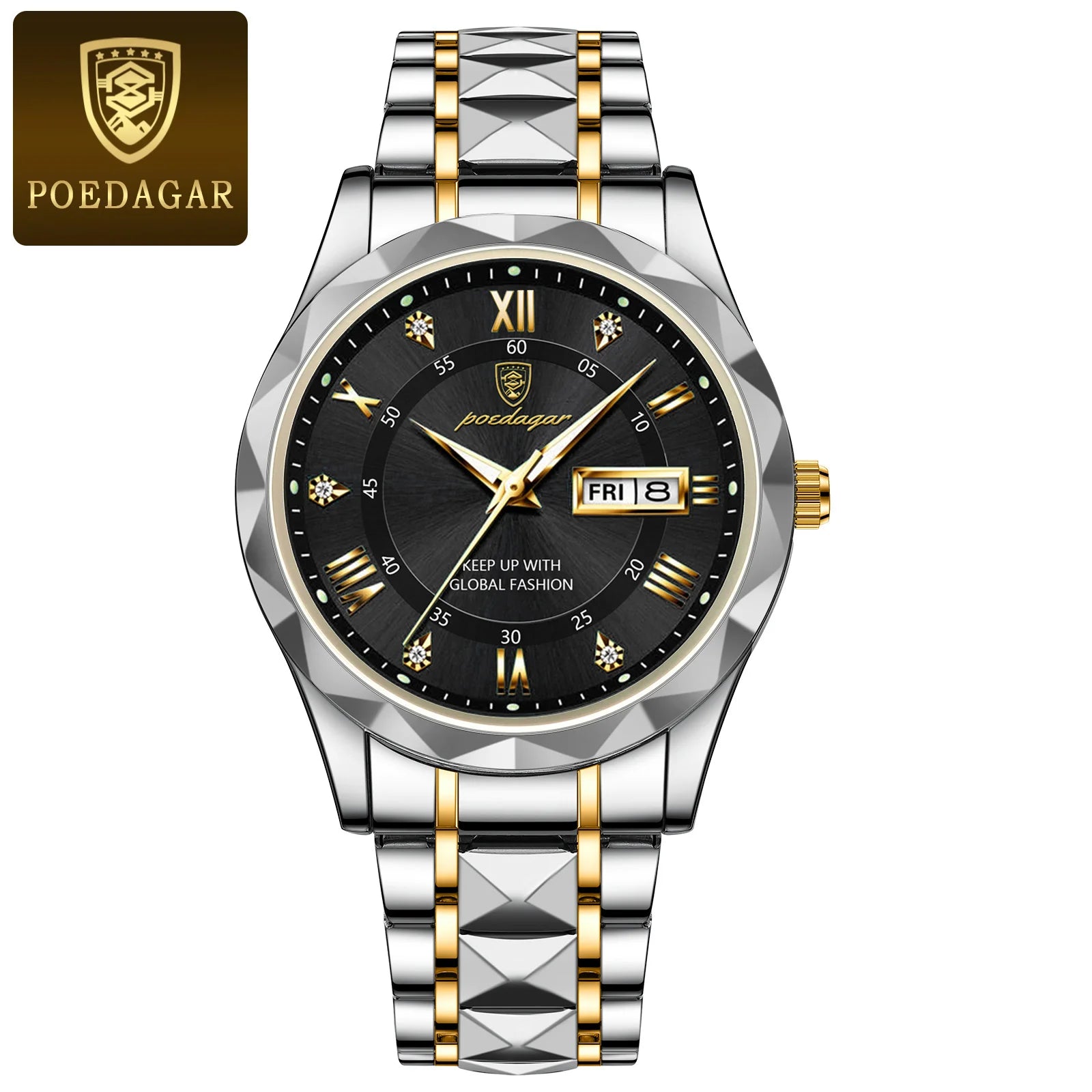 POEDAGAR Men’s Luxury Quartz Watch