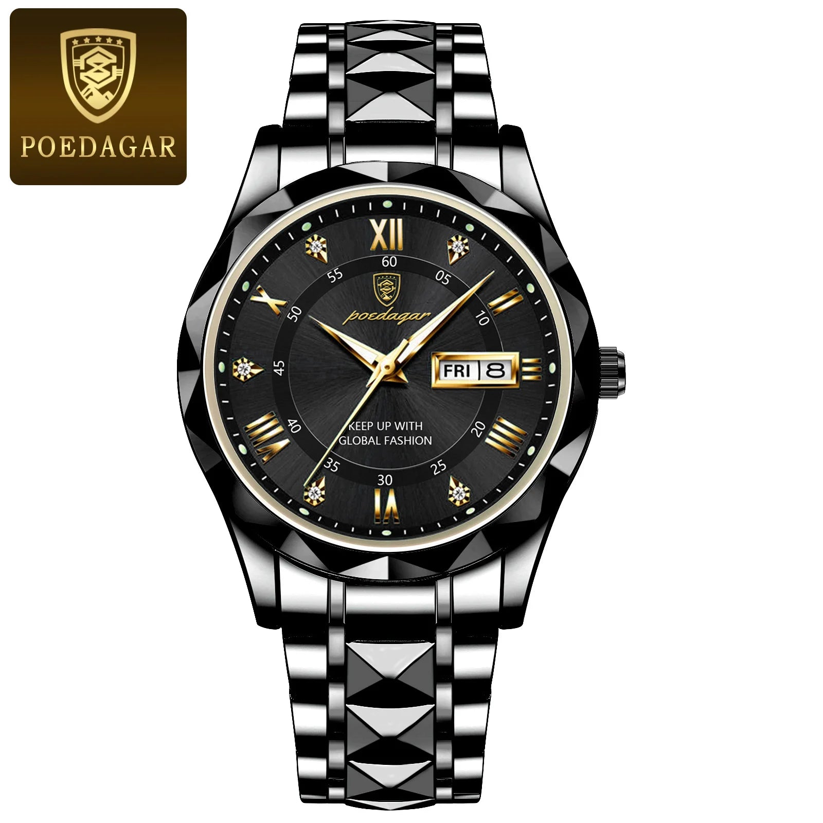 POEDAGAR Men’s Luxury Quartz Watch