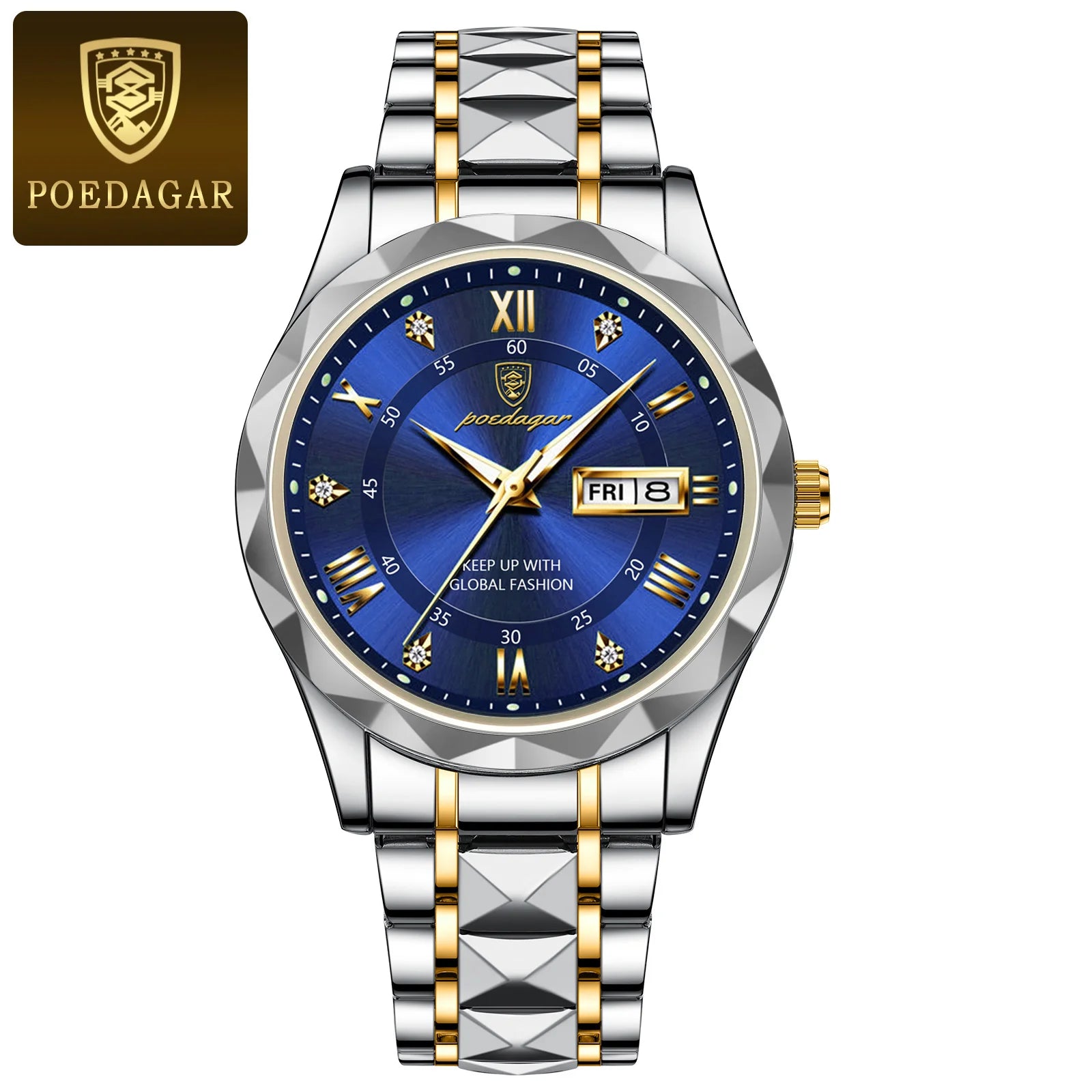 POEDAGAR Men’s Luxury Quartz Watch