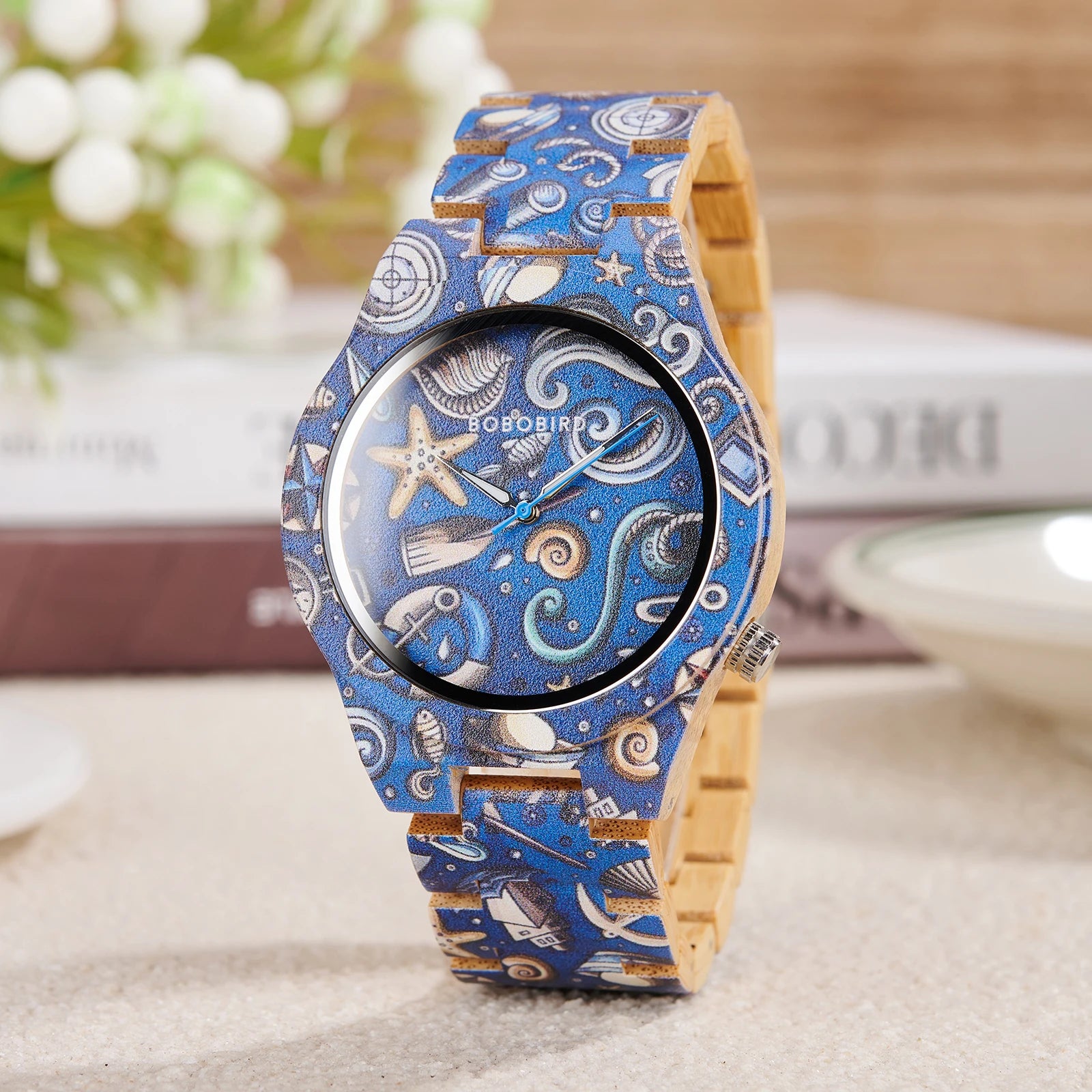 BOBOBIRD Men’s Artistic Wooden Quartz Watch – 2025 New Design