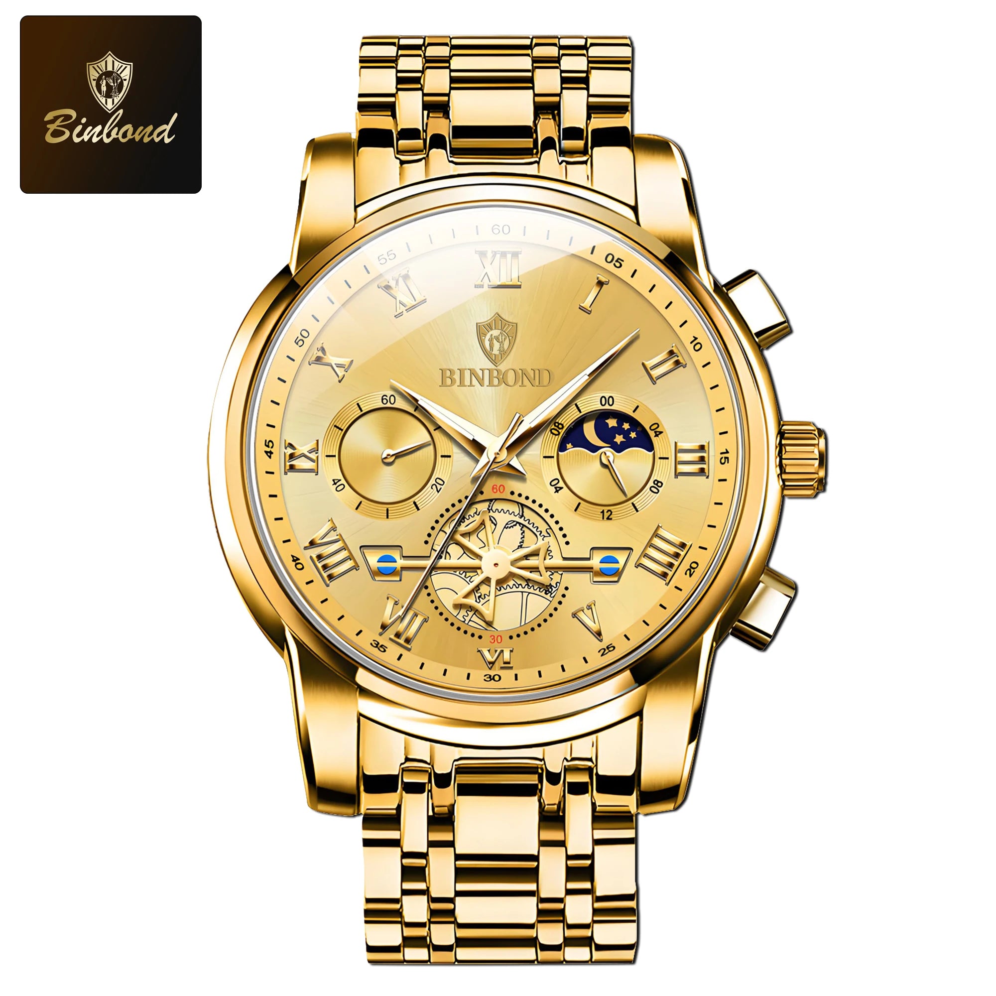 BINBOND B780 Men’s Luxury Quartz Watch