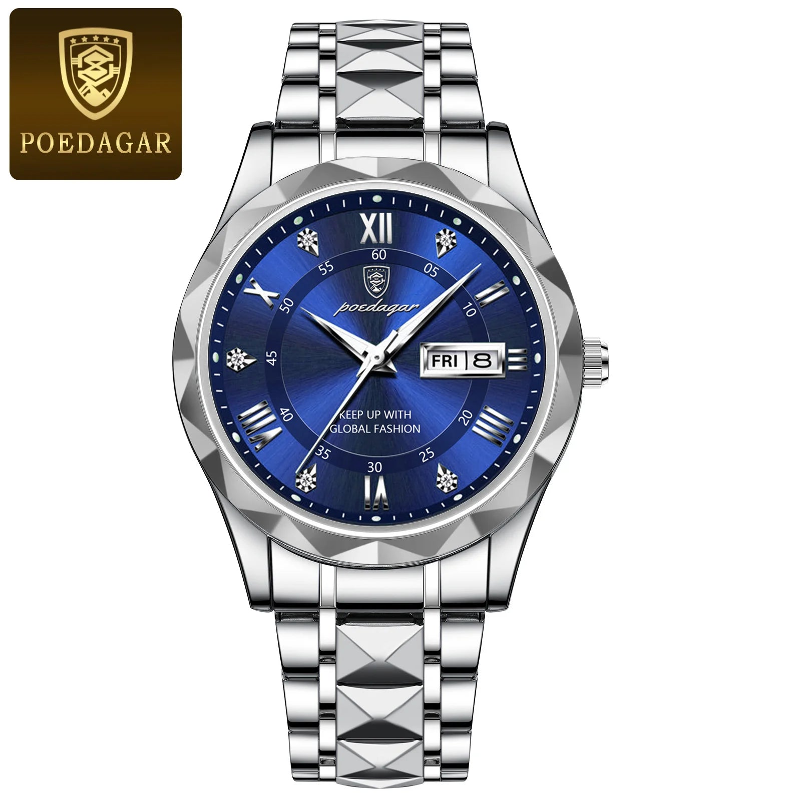 POEDAGAR Men’s Luxury Quartz Watch
