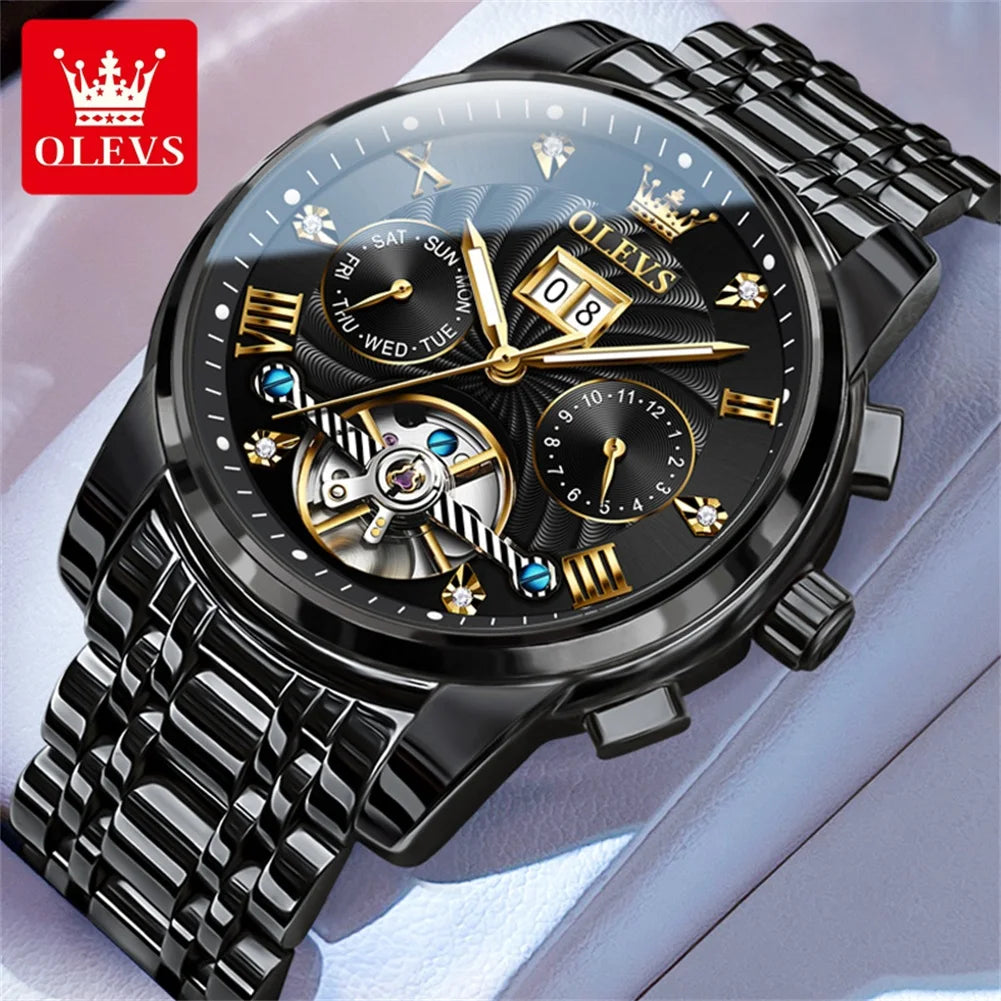 OLEVS Men’s Tourbillon Automatic Watch